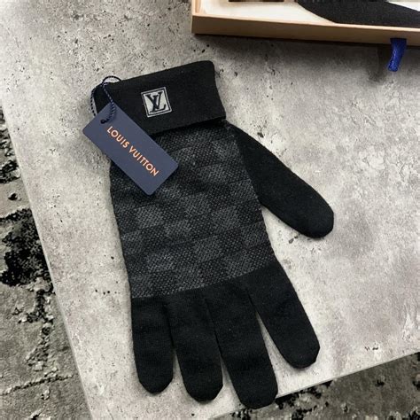 lv black gloves|louis vuitton gloves.